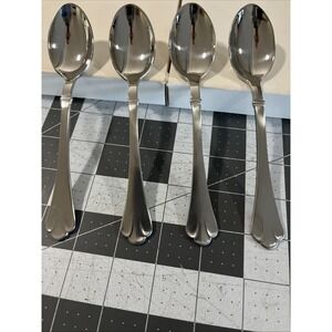 Towle Chelmsford (4) Teaspoons 18/8 Stainless Flatware Germany Satin